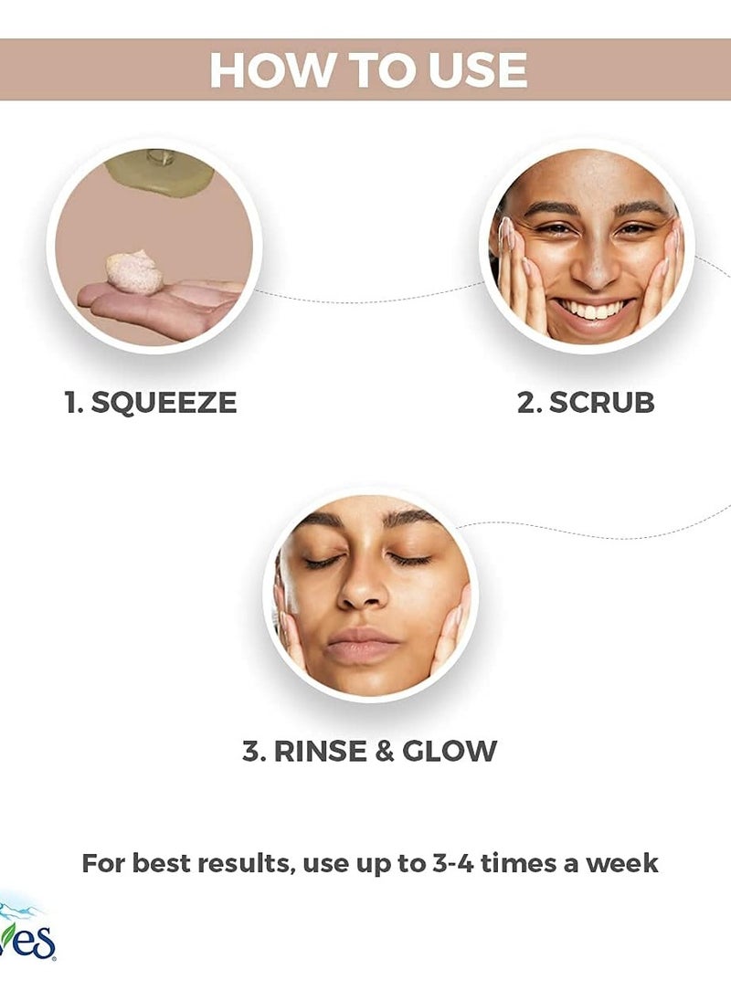 ST. Ives - St. Ives Oatmeal Facial Scrub and Mask to Soften and Nourish the Skin, 170 grams - (Multi-Colour), for Women, 170 grams - Image 1