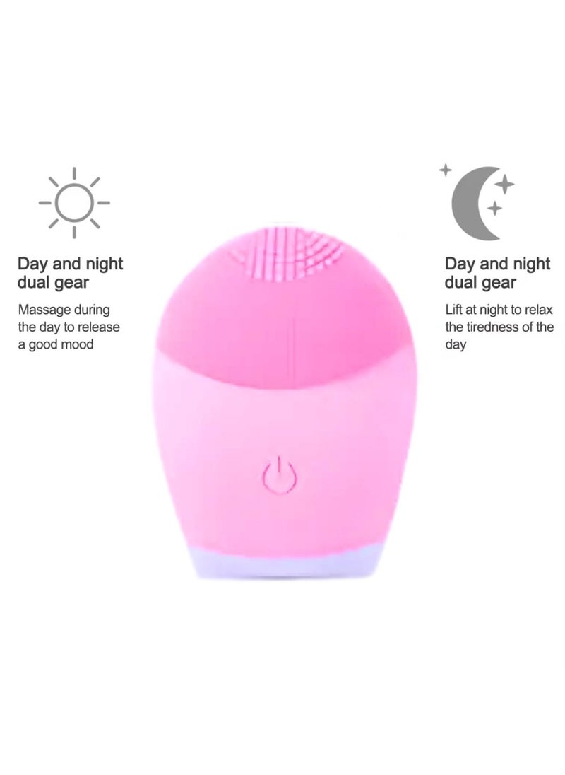 SOLARAE Silica Gel Face Cleaner facial lift waterproof sonic massage electric silicone facial cleansing brush  - Image 3