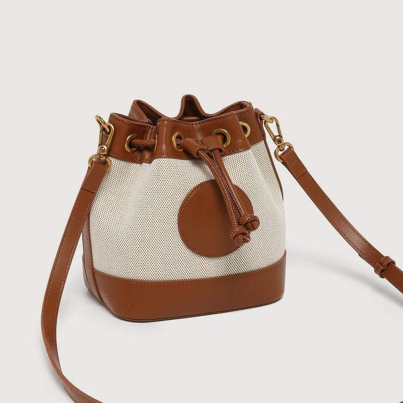 Niche Design Vintage Denim Drawstring Crossbody Bucket Bag 2024 Fashion All-Match Women'S Bag - Image 5
