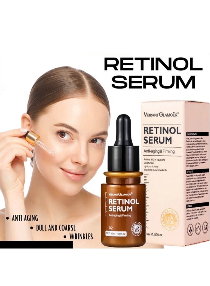 Vibrant Glamour سيروم الريتينول الأصلي المتألق مع حمض الهيالورونيك للتثبيت والتفتيح - Image 3