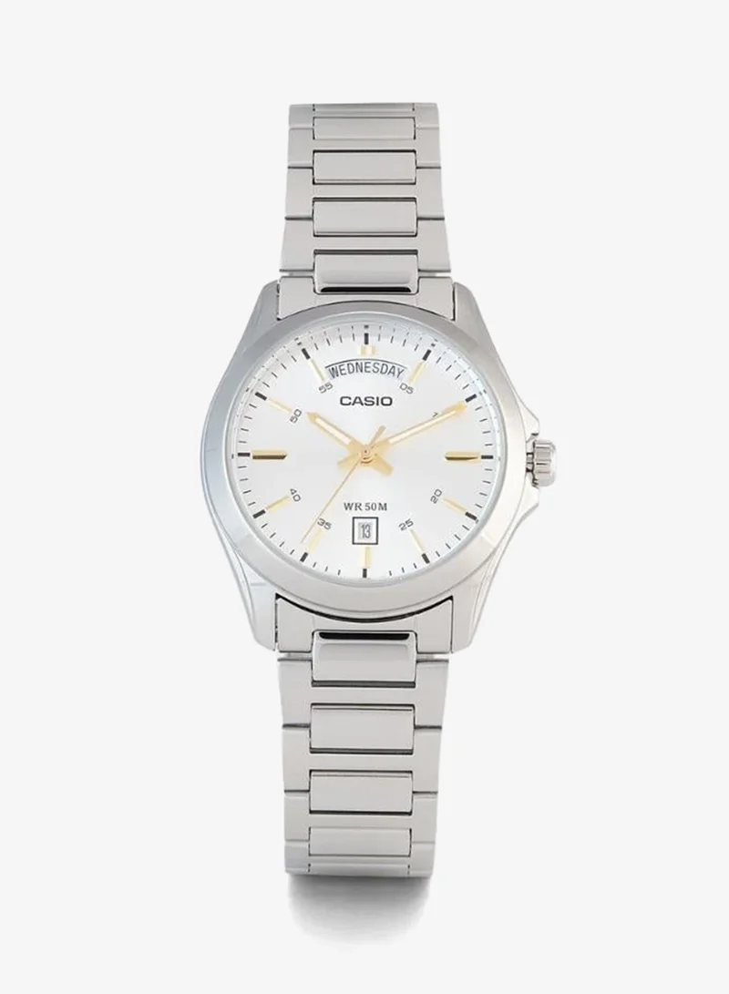 CASIO Men's Stainless Steel Analog Watch MTP-1370D-7A2VDF - 39.8 mm