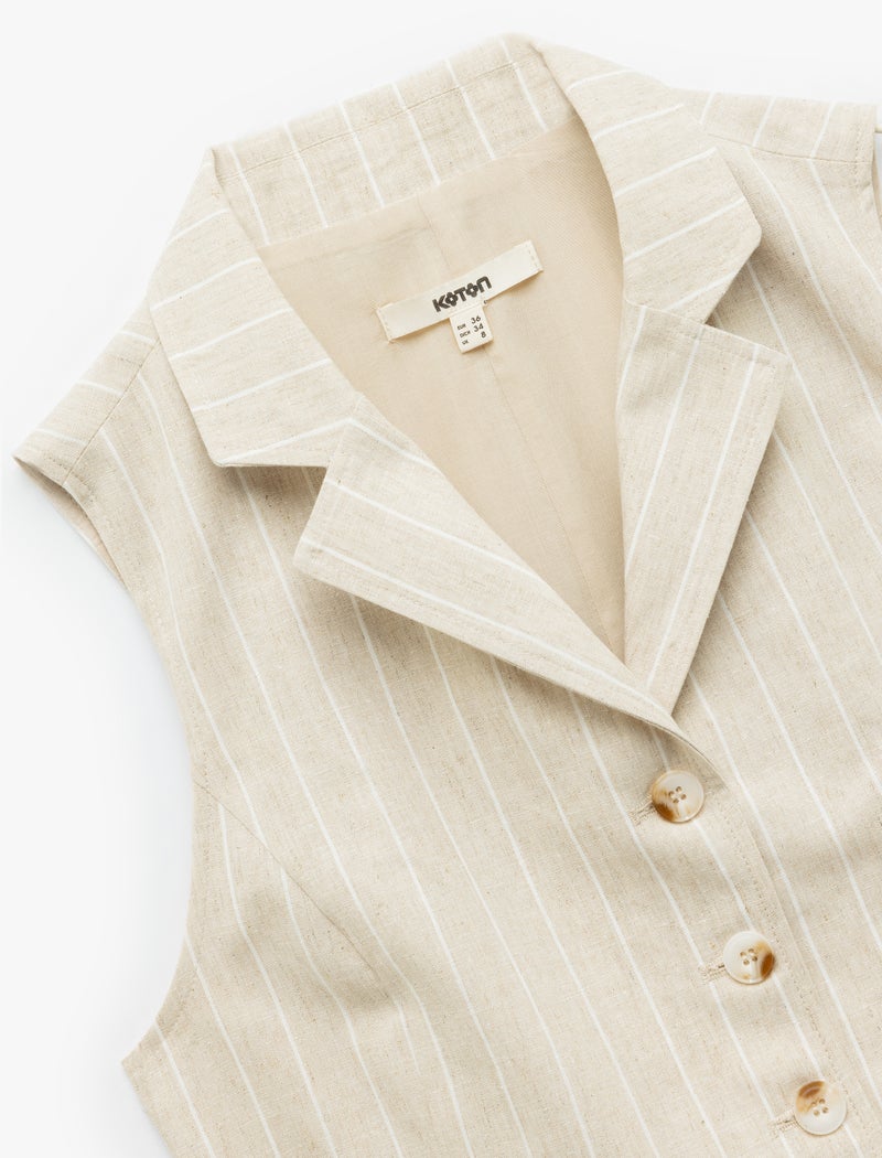 KOTON Linen Vest - Image 5