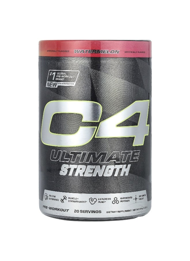 C4  Cellucor C4 / Cellucor, C4 Ultimate Strength, Pre-Workout, Watermelon, 1.22 lbs (554 g)  - Image 1