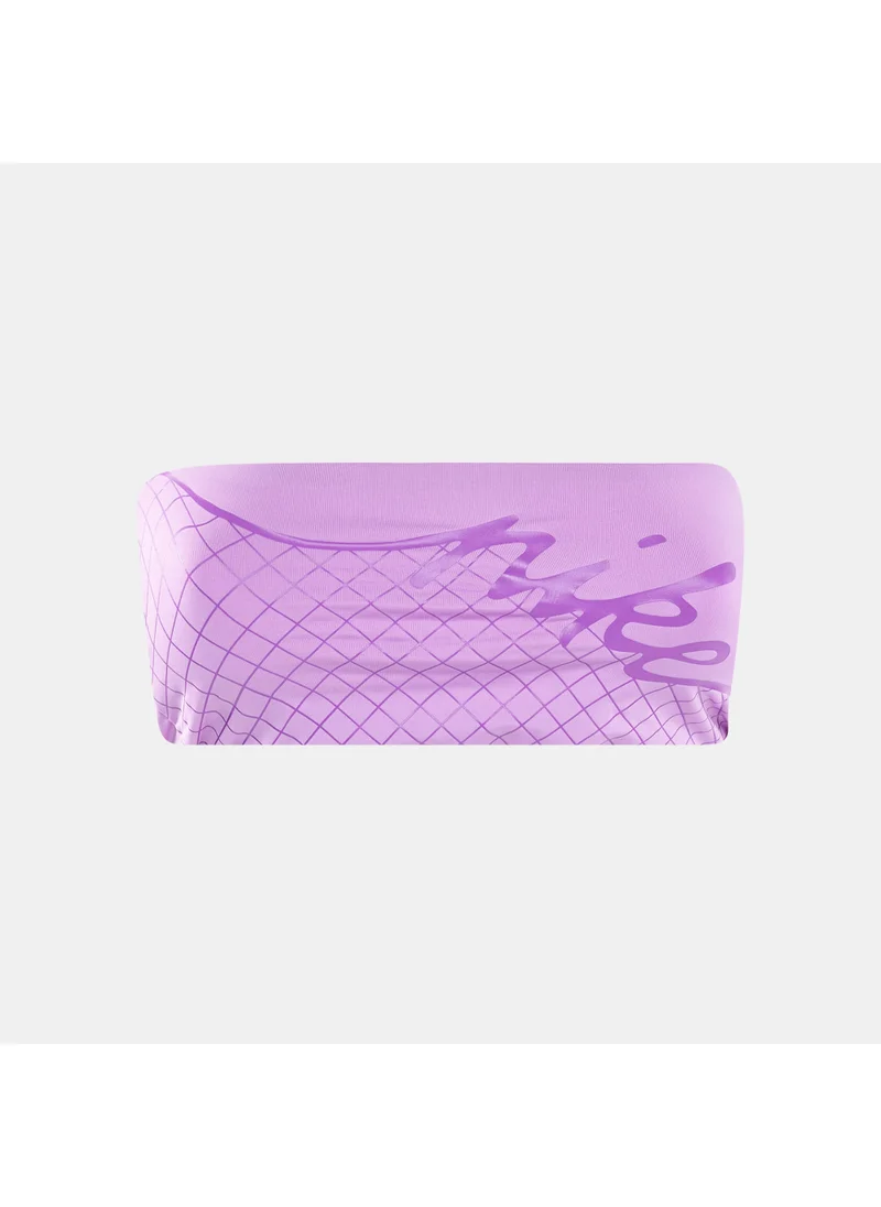 Nike Women's Grid Bandeau Bikini Top