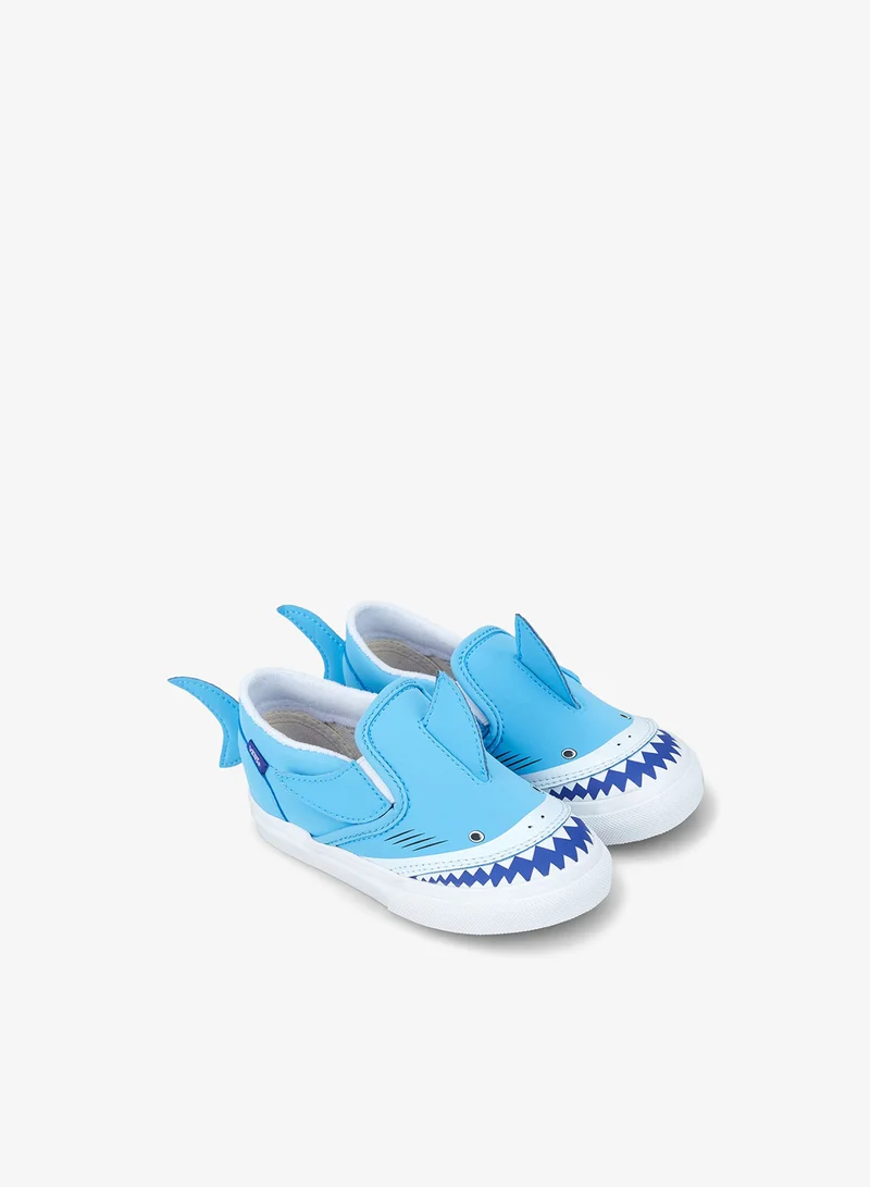 VANS Kids' Slip-On V Shark Shoe (Toddler)
