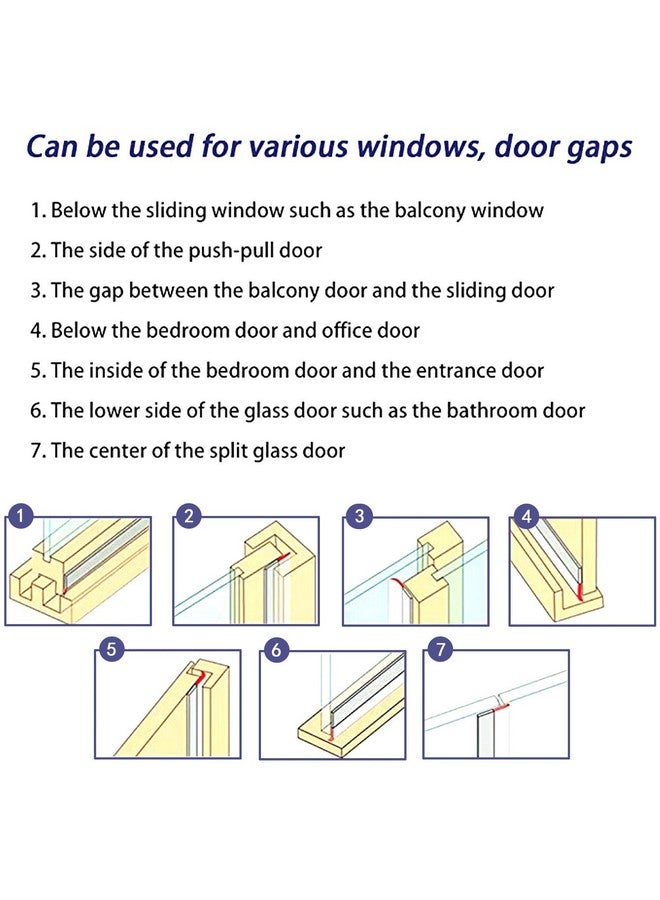 Even Silicone Seal Strip,45mm x 9 Mtr Door Strip Bottom for Doors Silicone Sealing Sticker Adhesive for Doors and Windows Gaps of Anti-Collision Silicone (45 mm x 9 Mtr) - Image 5