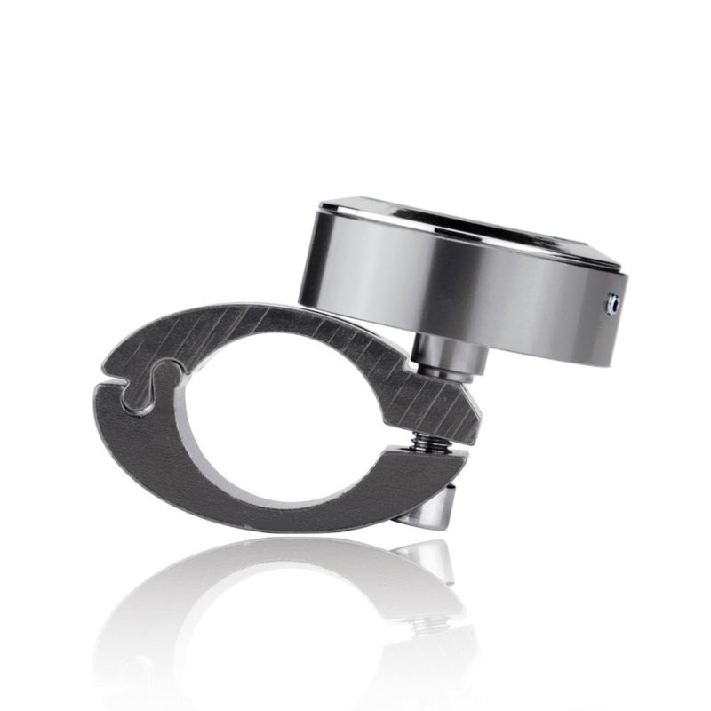 Motorcycle Handlebar Watch: Silver T6063 Aluminum Alloy - IP67 Waterproof Night Vision Handlebar Clock for Motorcycles, Scooters, Bicycles With 22-25mm Handlebars - Image 4