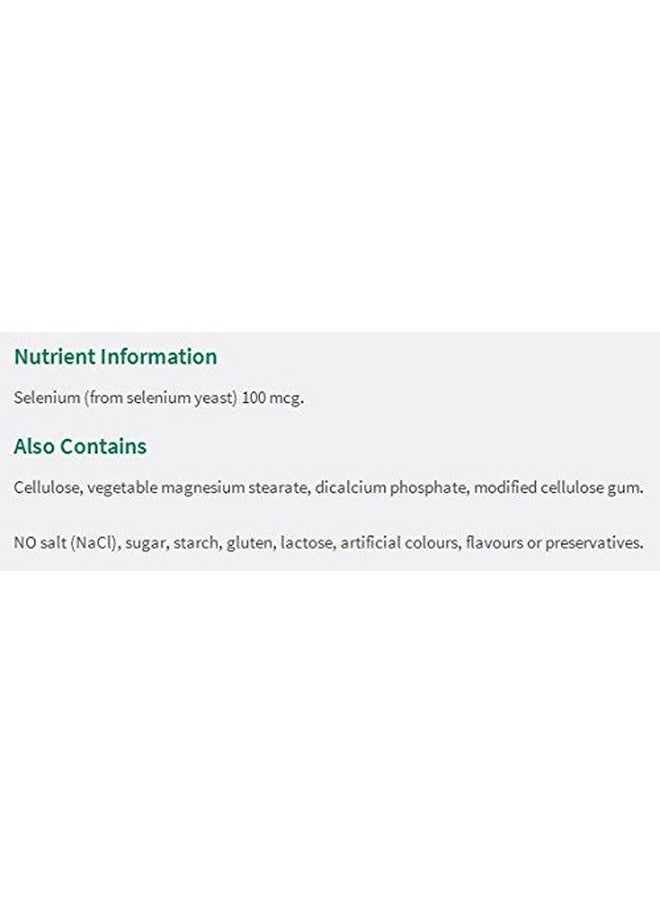 Jamieson Selenium Yeast 100Mcg 100 Tablets  - Image 3
