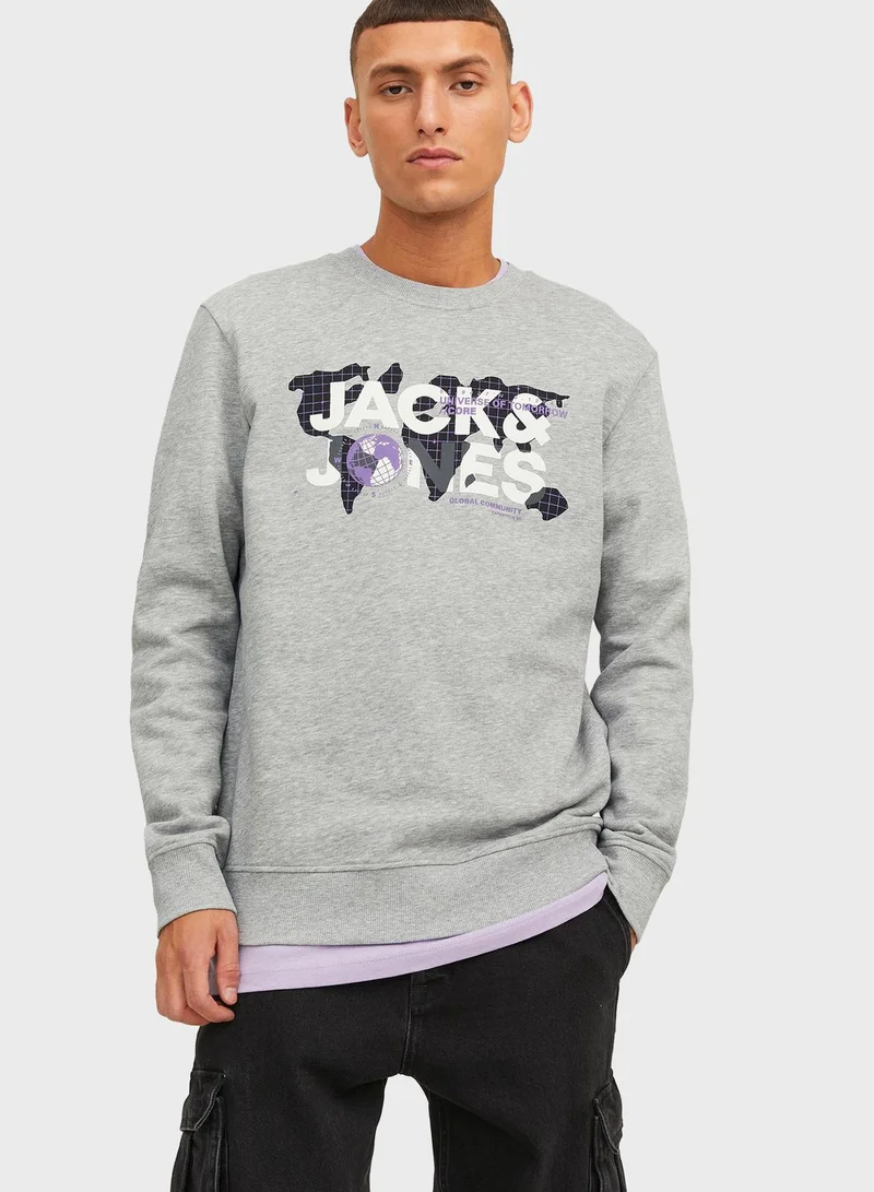 JACK & JONES Logo Sweatshirt