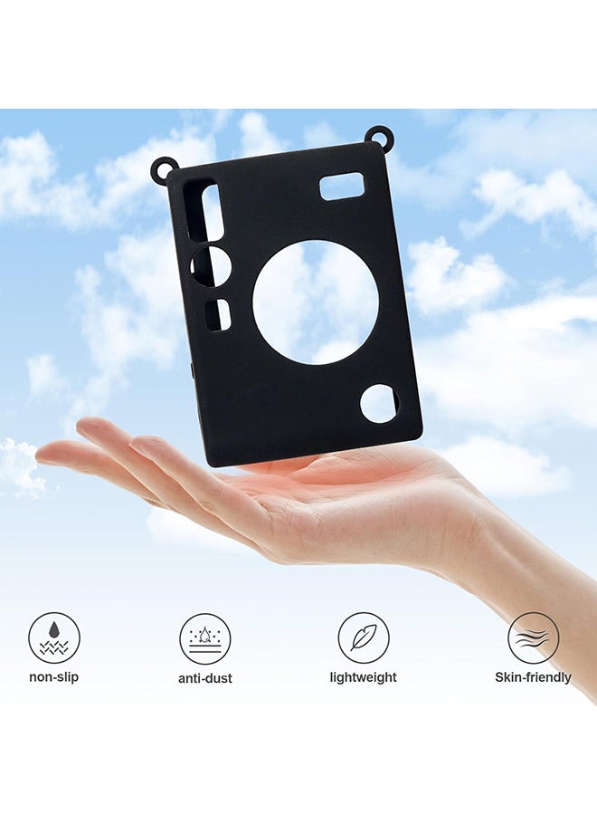 O Ozone Silicone Case for Fujifilm Instax Mini EVO Instant Camera – Soft Rubber Protective Cover, Slim Fit & Lightweight, Shockproof Skin for Mini EVO- Black  - Image 3