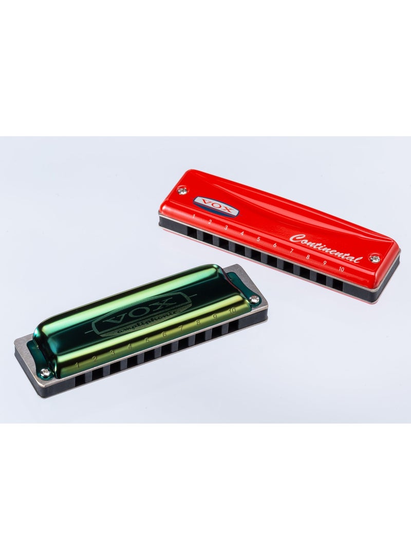 VOX VCH-MIX | Harmonica | 10-Hole Diatonic | C Major | Red - Image 3