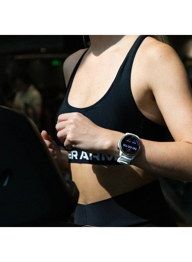 AGM ساعة AGM Legion الذكية المقاومه للصدمات وحجم 46 مم، شاشة AMOLED، مقاومة للماء حتى50 متر 5ATM، مقياس ارتفاع وبوصلة، مكالمات بلوتوث، أكثر من 100 وضع رياضي، مراقبة الصحة، وبطارية طويلة العمر –رمادي - Image 2