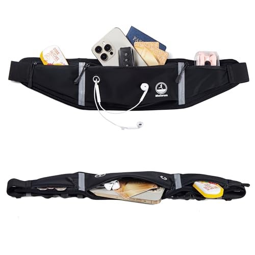 Molarun Slim Running Belt Fanny Packs for Men Women, Waist Pack Running Phone Holder Money Belt - Image 5