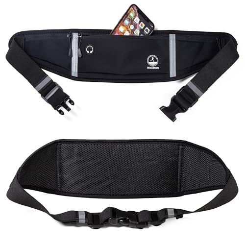 Molarun Slim Running Belt Fanny Packs for Men Women, Waist Pack Running Phone Holder Money Belt - Image 4