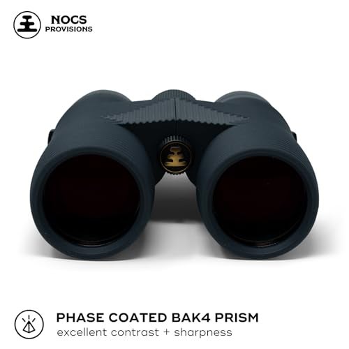 Nocs Provisions Pro Issue 10x42 Compact Fogproof Waterproof Binoculars for Adults & Kids, 10X Magnification, Wide View Multi-Coated Lenses for Bird Watching, Hunting & Stargazing - Talus Gray - Image 3