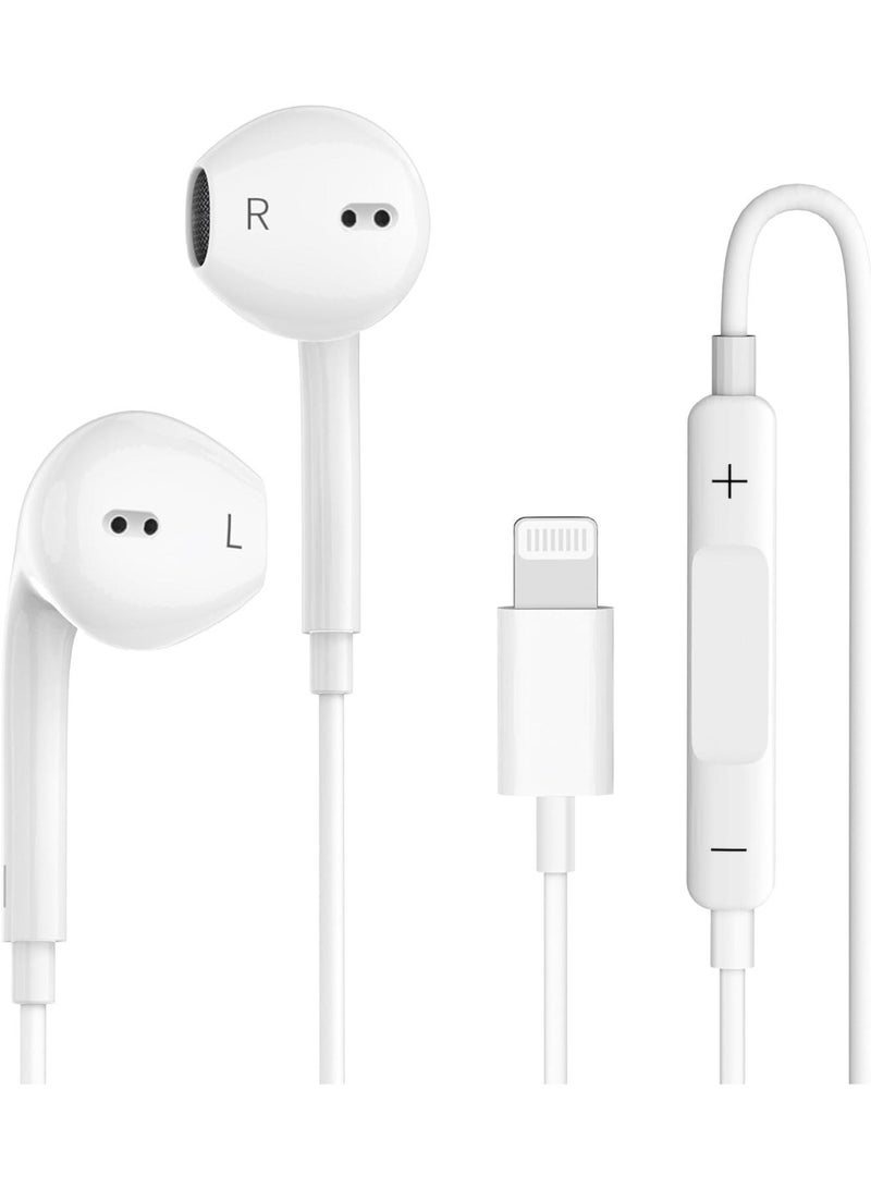 Earphones With Lightning Connector Compatible with iOS devices - Image 1