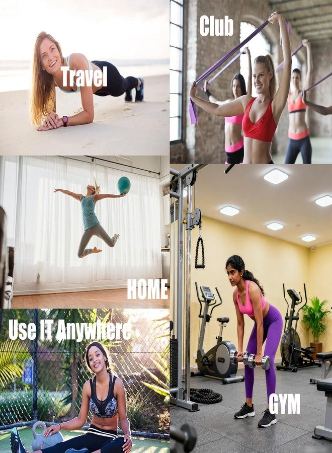 ZHENAN Fabric Resistance Band for Glutes Legs Loop Band for Exercise Hip Squats Belt for Women Men Booty Bands for Arm Thrusts Squats Yoga Home Workouts Stretching Toning Strength Training 90LBS - Image 3