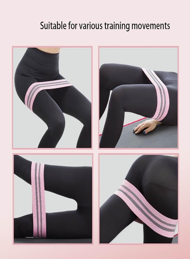 ZHENAN Fabric Resistance Band for Glutes Legs Loop Band for Exercise Hip Squats Belt for Women Men Booty Bands for Arm Thrusts Squats Yoga Home Workouts Stretching Toning Strength Training 90LBS - Image 5