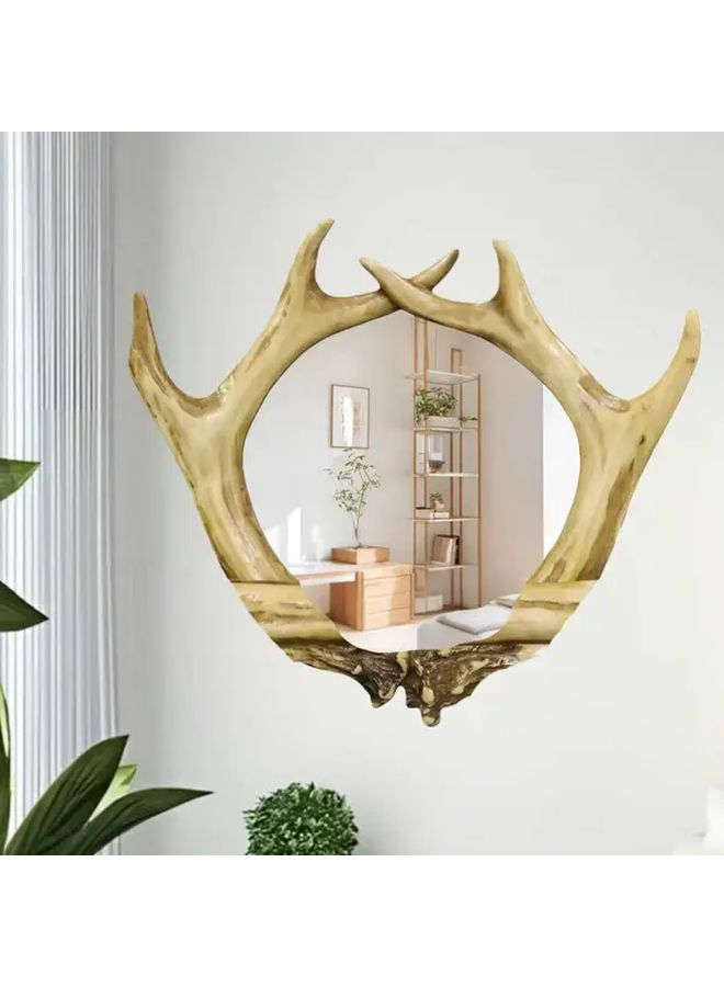 Irregular Wooden Branch Wall Mirror INS Style Lightweight Acrylic Home Bathroom Living Room Decor 15.75in - Image 3