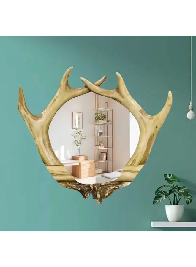 Irregular Wooden Branch Wall Mirror INS Style Lightweight Acrylic Home Bathroom Living Room Decor 15.75in - Image 5