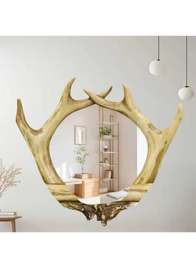 Irregular Wooden Branch Wall Mirror INS Style Lightweight Acrylic Home Bathroom Living Room Decor 15.75in - Image 4