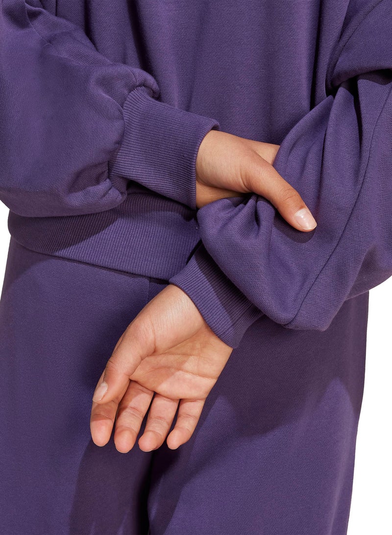 adidas هودي أساسي للموسم الدراسي بتصميم حروف جامعية للأطفال - Image 4