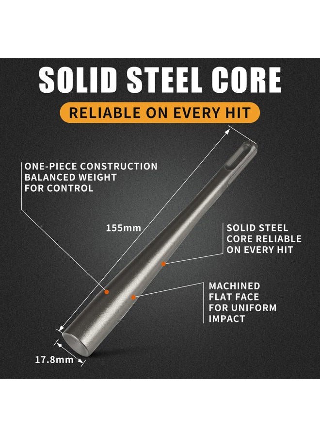 YaaYii SDS Plus Concrete Wedge Anchor Setting Tool 2P for Rotary Hammer Drill –Lightweight Heavy Duty Electric Hammer Tool Bit, S2 Alloy Square Round Design Ideal for Grounding Applications - Image 2