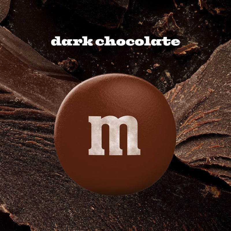 M&M'S Dark Chocolate Candy, Family Size 18 oz Resealable Bag - Image 3
