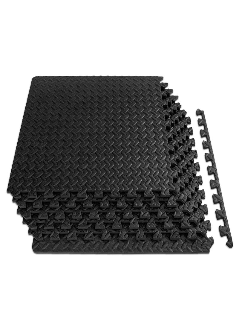 Arabest - 6 Pcs Puzzle Exercise Mat, Interlocking Foam Mats, Interlocking Floor Tiles for Gym Equipment 60x60 cm - Image 1