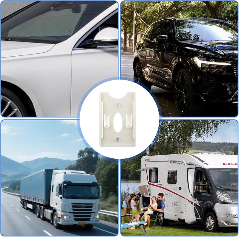 Storage & transit friendly ABS Card with Strong Suction for Easy Access Parking Passes Universally Suction Cup Card Storage All choice modern design - Image 3