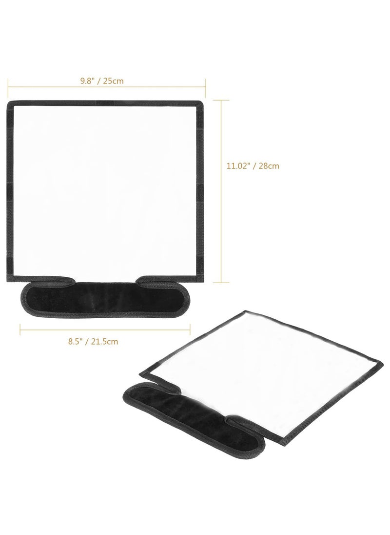 waka waka Flash Diffuser Reflector Kit - Bend Bounce Flash Diffuser+ Silver/White Reflector for Speedlight, Universal Mount for Canon, Nikon, etc.  - Image 5