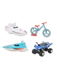 نيبمينينت Sailing Boat Toy Set High Speed Alloy Yacht Bike Good Simulation for Kids Children  - Image 5