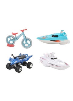 نيبمينينت Sailing Boat Toy Set High Speed Alloy Yacht Bike Good Simulation for Kids Children  - Image 3
