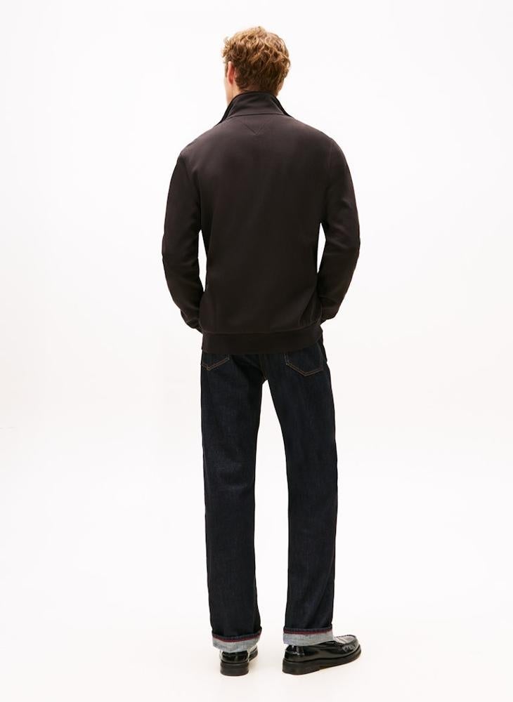 تومي هيلفيغر سويت شيرت أساسي بسحّاب كامل - Image 2