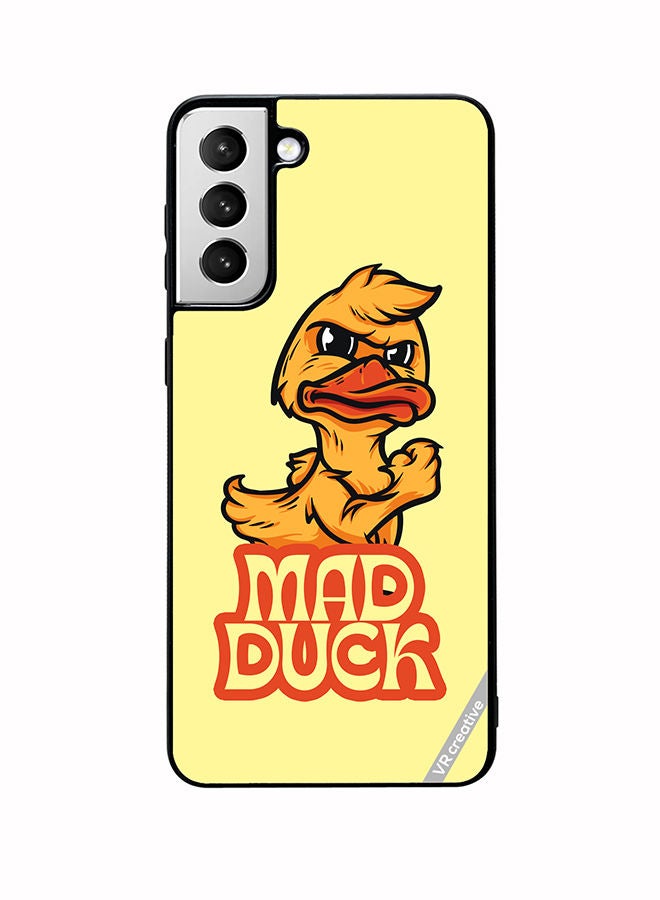 VR CREATIVE Protective Case Cover For Samsung Galaxy S22 5G Mad Duck Design Multicolour - Image 1