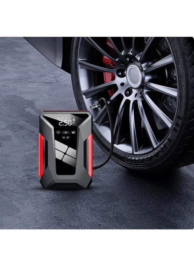 Generic 12V 39800mAh Multi-Function Power Bank Air Pump Auto Tire Inflator Car Battery Booster Lighting Air Compressor Auto Starting Device  - Image 5