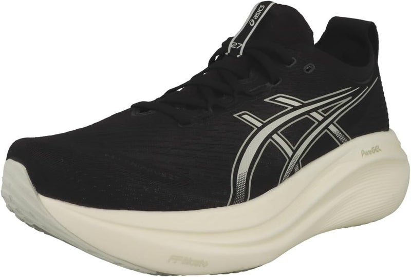 asics GEL-NIMBUS 27 Running Shoes for Men in Black - Image 4