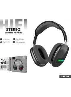 Lenyes Lenyes LH76 Stereo Wireless Headset TWS RGB Bluetooth Hi-Fi Original  - Image 3