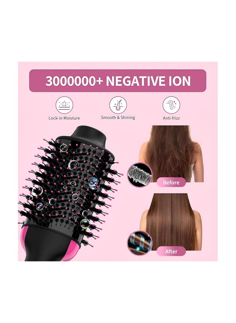 One Step - Hair Dryer Brush - 3 in 1 Electric Hot Air Brush for Volume Enhancement and Quick Drying, Perfect for Styling and Smooth Finish in One Step - Image 1
