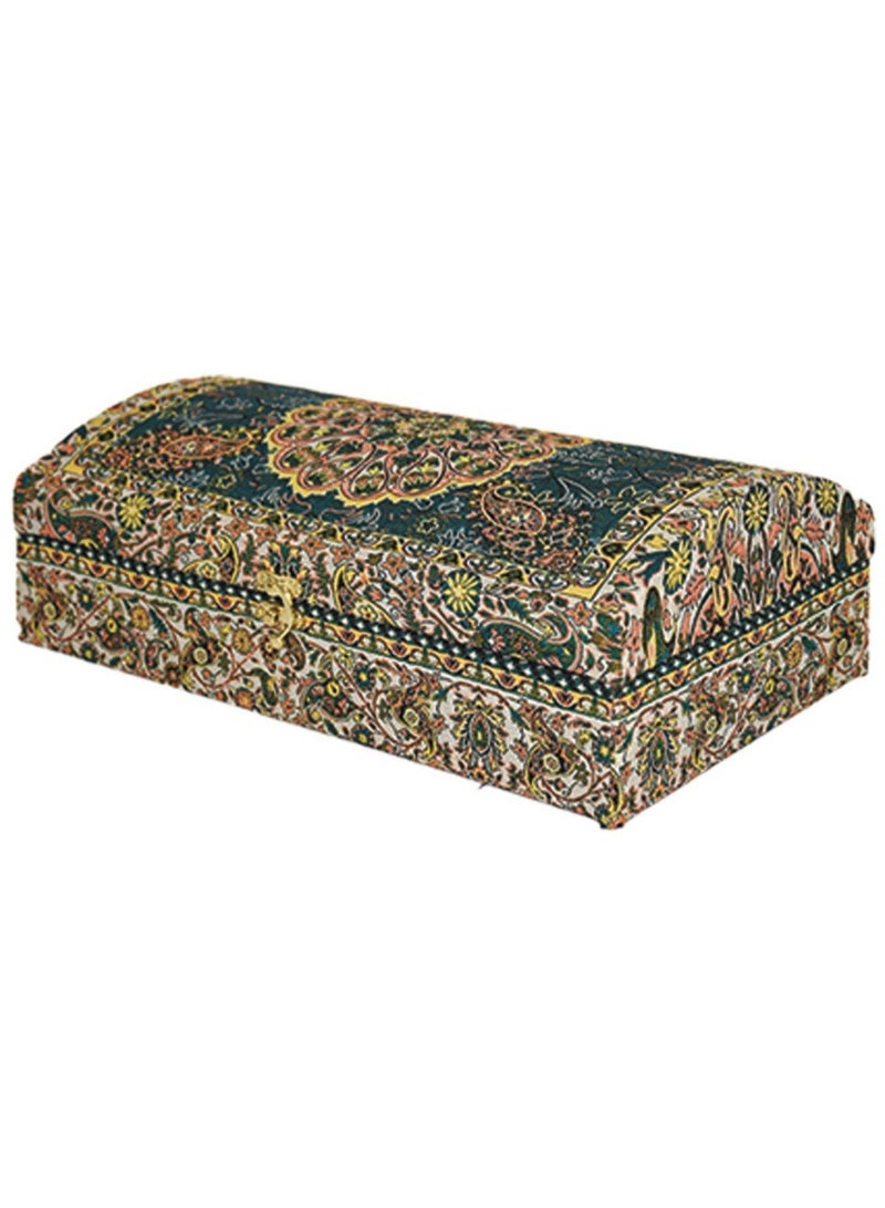 صندوق تيريمه خشب و قماش مكسرات و حلويات صندوق فخم - Image 4