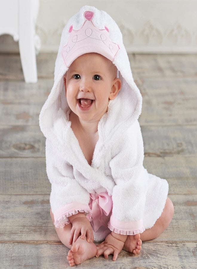 Baby Aspen Little Princess Hooded Towel Robe, 0-9 Months, Baby Bath Towel/Spa Robe - Image 2