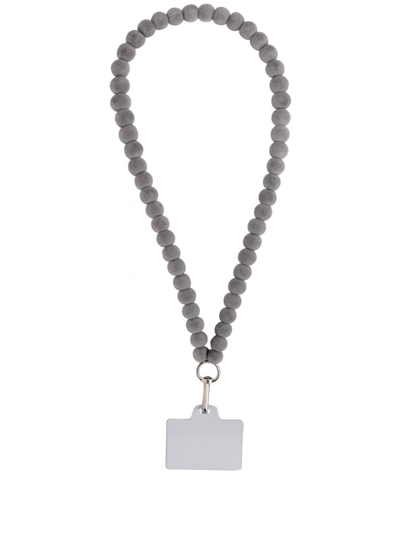 Bundle: Charcoal Grey Beaded Phone Straps (Small + Long) - Image 5