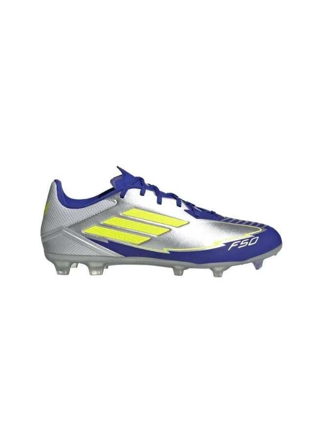 اديداس اوريجينالز adidas F50 LEAGUE FG/MG MESSI Grey Football SHOES for Unisex - 3.5