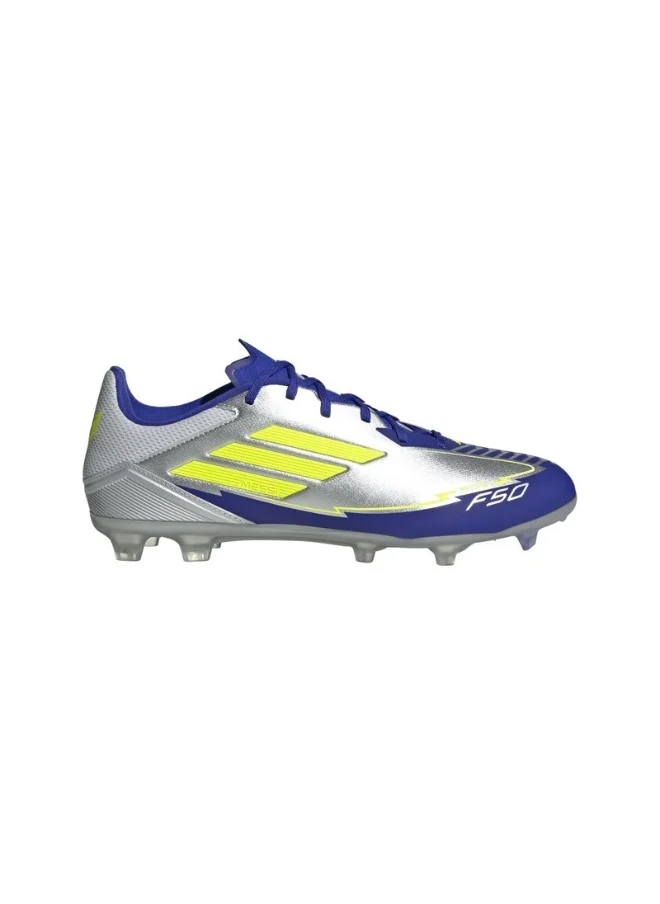 adidas Originals adidas F50 LEAGUE FG/MG MESSI Grey Football SHOES for Unisex - 3.5