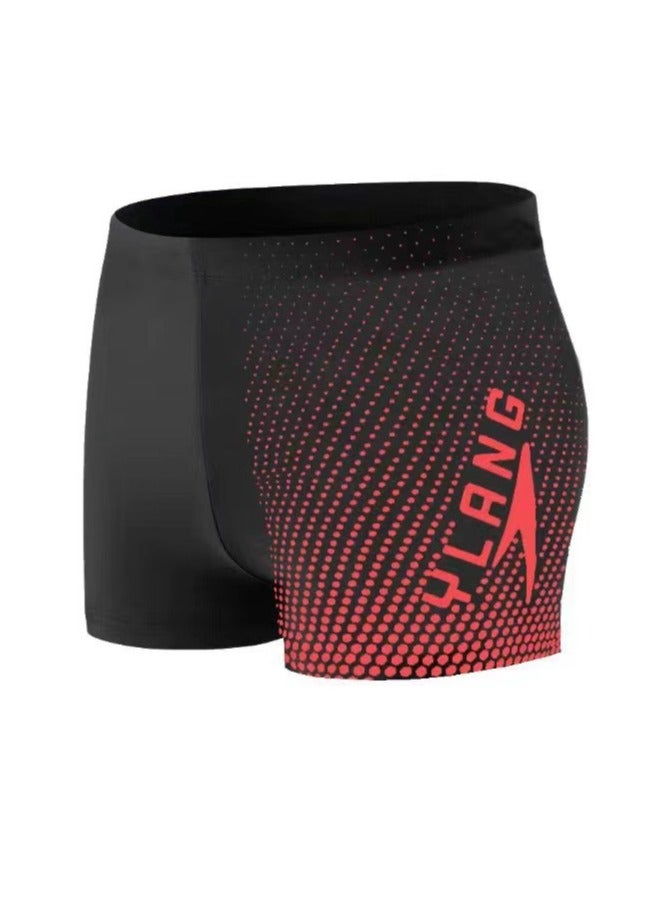 KUYING New High Waisted Flat Angle Swimming Trunks - Image 1