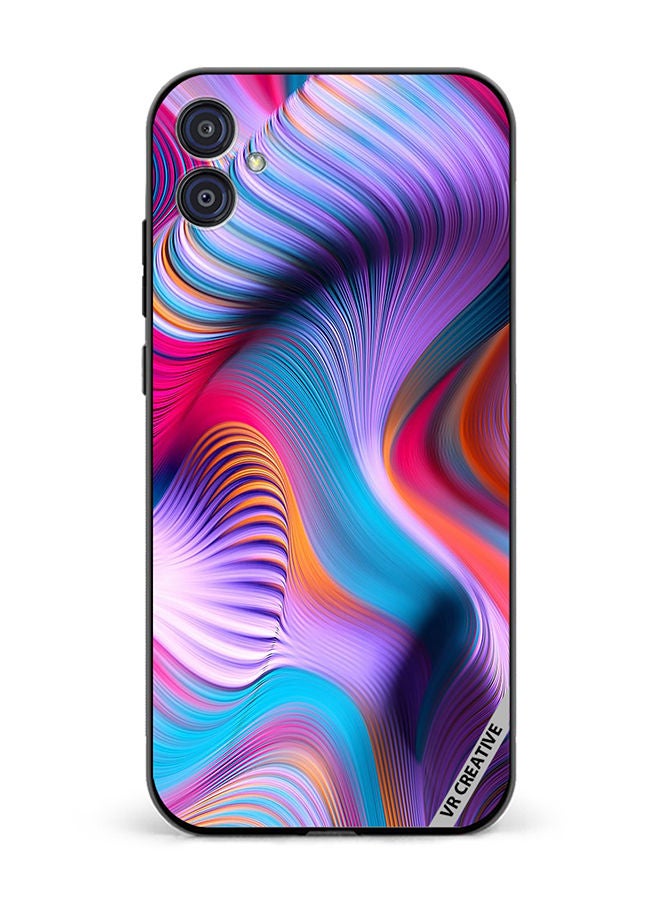 VR CREATIVE Protective Case Cover For Samsung Galaxy M04/F04 Modern Abstract Design Multicolour - Image 1