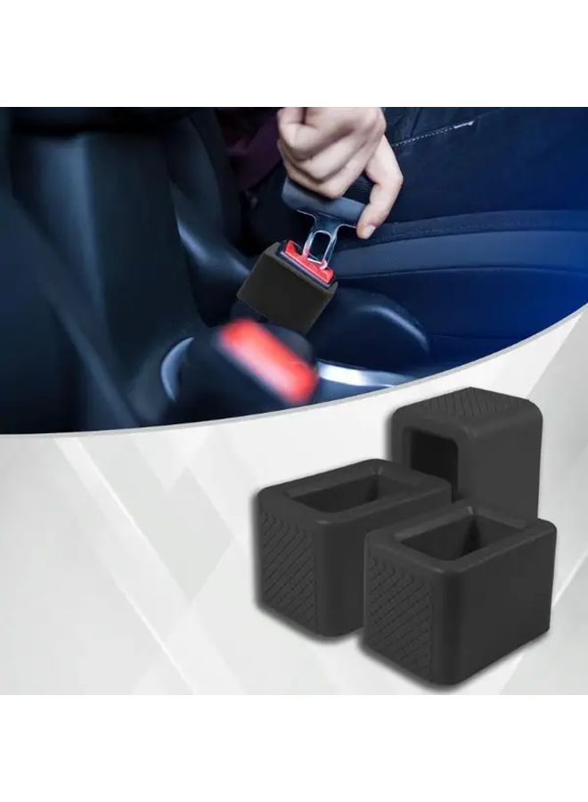 Black Car Seat Bracket Holder Protector Cover Scratch Resistant Easy Installation - Image 1