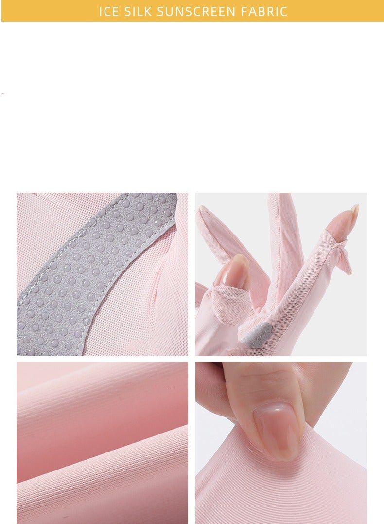 قفازات نسائية، قفازات قيادة، قفازات حماية من أشعة الشمس الصيفية غير قابلة للانزلاق - Image 5