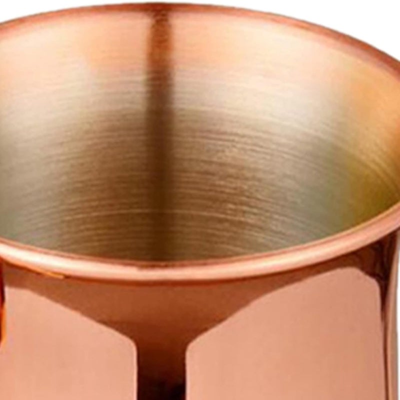 RoseGoldCraft Duo / أكواب موسكو مول الحرفية، مع طلاء نحاسي، مجموعة أدوات الحانة - Image 2