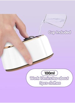 Travel Steamer Iron for Clothes Mini: handheld size portable fabric clothing steamers small hand garment electric steam ironing machine for dress shirt travel college dorm essentials travel gifts - pzsku/ZF4DFDDA2E7EEDA47599FZ/45/_/1719221373/8db74a4f-c796-4f0d-b1e2-2edff77bdb81